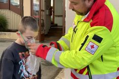 Die Rettung zu Besuch